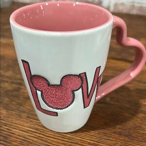 Disney Love Mug with‎ Pink Interior
